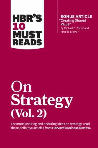 Cover image for HBR's 10 Must Reads on Strategy, Vol. 2 (with bonus article 