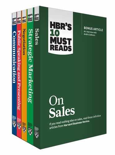 Cover image for HBR's 10 Must Reads for Sales and Marketing Collection (5 Books)