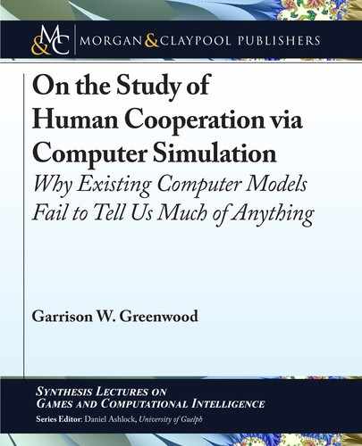 On the Study of Human Cooperation via Computer Simulation by Garrison W. Greenwood, 
            Daniel Ashlock