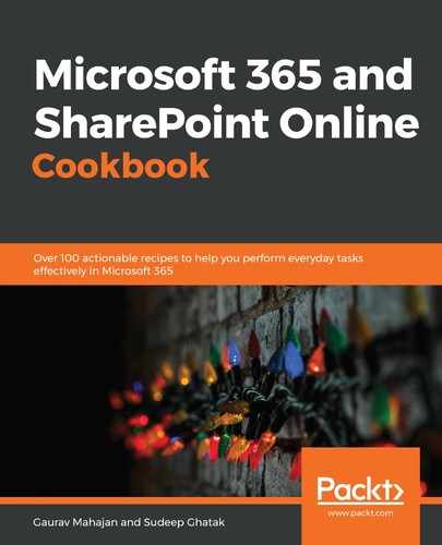 Cover image for Microsoft 365 and SharePoint Online Cookbook
