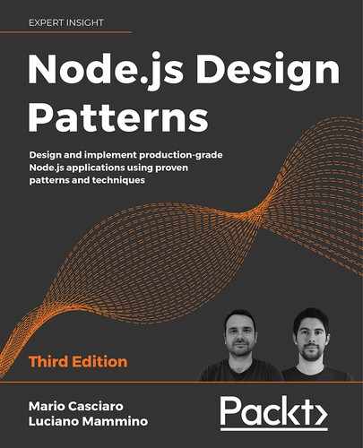 Node.js Design Patterns - Third Edition by Mario Casciaro, 
            Luciano Mammino
