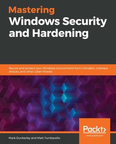 Cover image for Mastering Windows Security and Hardening