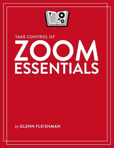Take Control of Zoom Essentials 