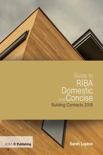 Guide to RIBA Domestic and Concise Building Contracts 2018 by Sarah Lupton