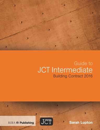 Cover image for Guide to JCT Intermediate Building Contract 2016
