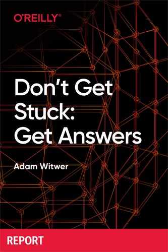 Cover image for Don't Get Stuck: Get Answers