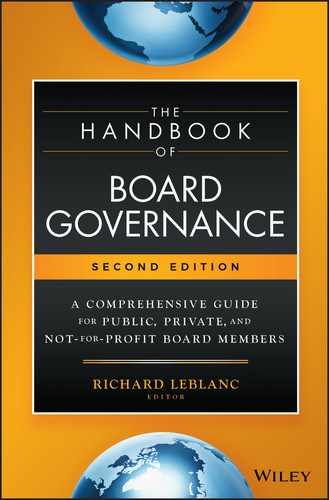 Cover image for The Handbook of Board Governance, 2nd Edition