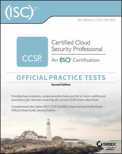 (ISC)2 CCSP Certified Cloud Security Professional Official Practice Tests, 2nd Edition 