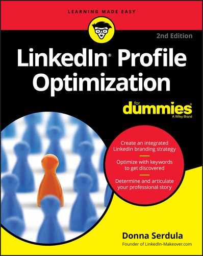 LinkedIn Profile Optimization For Dummies, 2nd Edition by Donna Serdula