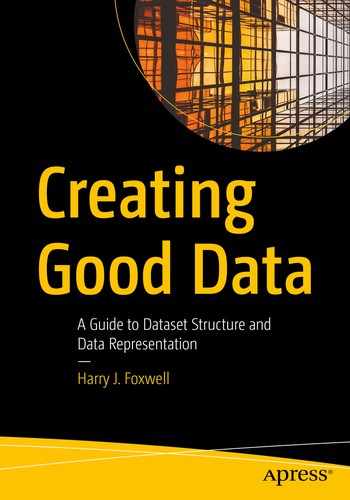 Cover image for Creating Good Data: A Guide to Dataset Structure and Data Representation