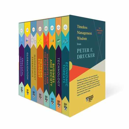 Peter F. Drucker Boxed Set (8 Books) (The Drucker Library) by Peter F. Drucker