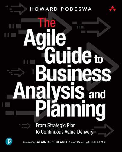 Cover image for The Agile Guide to Business Analysis and Planning: From Strategic Plan to Continuous Value Delivery
