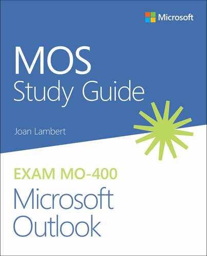 Cover image for MOS Study Guide for Microsoft Outlook Exam MO-400