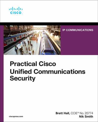  Chapter 8 Securing Cisco Unified Communications Manager (Cisco)