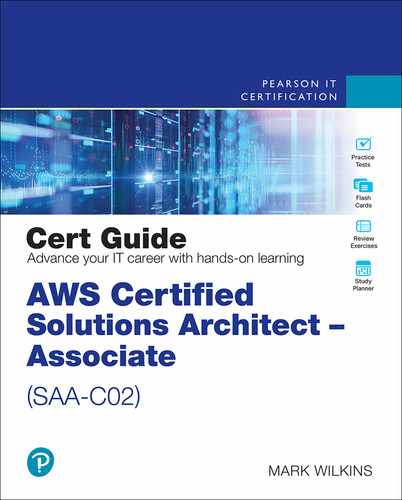 Cover image for AWS Certified Solutions Architect - Associate (SAA-C02) Cert Guide