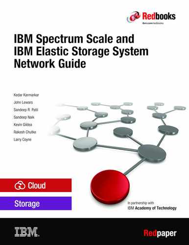 Cover image for IBM Spectrum Scale and IBM Elastic Storage System Network Guide