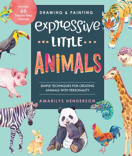 Cover image for Drawing and Painting Expressive Little Animals