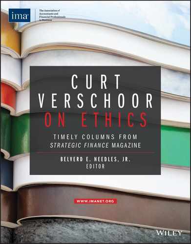 Cover image for Curt Verschoor on Ethics