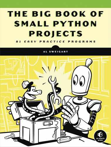 Cover image for The Big Book of Small Python Projects