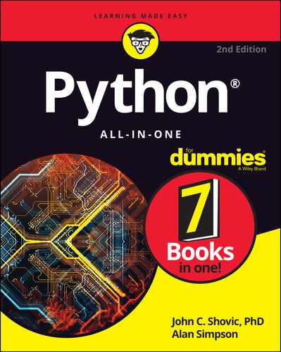 Python All-in-One For Dummies, 2nd Edition by 