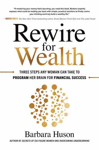 Cover image for Rewire for Wealth: Three Steps Any Woman Can Take to Program Her Brain for Financial Success