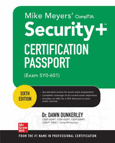 Cover image for Mike Meyers CompTIA Security+ Certification Passport (Exam SY0-601), 6th Edition