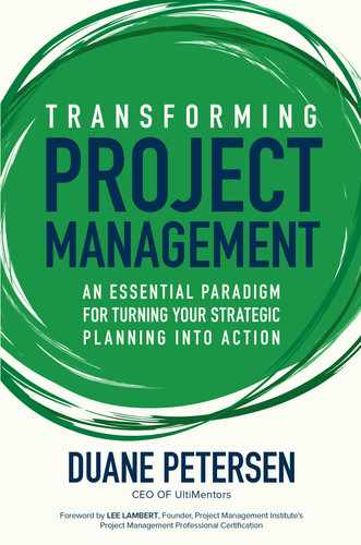Cover image for Transforming Project Management: An Essential Paradigm for Turning Your Strategic Planning into Action