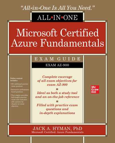 Cover image for Microsoft Certified Azure Fundamentals All-in-One Exam Guide (Exam AZ-900)