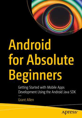 Cover image for Android for Absolute Beginners: Getting Started with Mobile Apps Development Using the Android Java SDK
