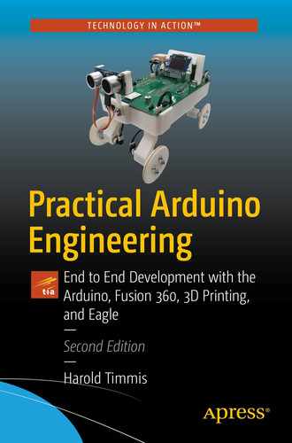 Cover image for Practical Arduino Engineering: End to End Development with the Arduino, Fusion 360, 3D Printing, and Eagle