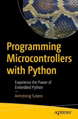 Cover image for Programming Microcontrollers with Python: Experience the Power of Embedded Python
