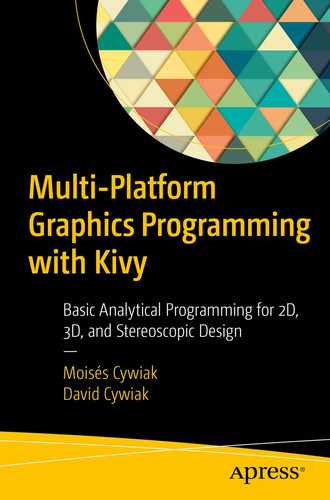 Cover image for Multi-Platform Graphics Programming with Kivy: Basic Analytical Programming for 2D, 3D, and Stereoscopic Design