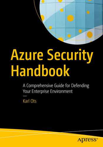 Cover image for Azure Security Handbook: A Comprehensive Guide for Defending Your Enterprise Environment
