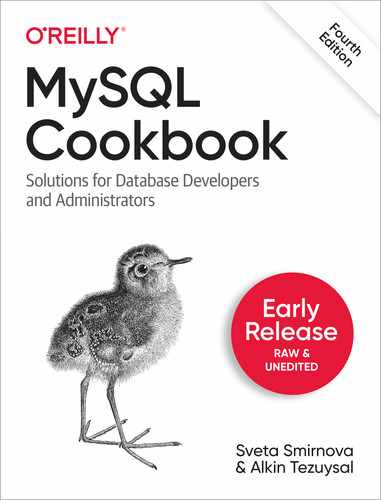 Cover image for MySQL Cookbook, 4th Edition