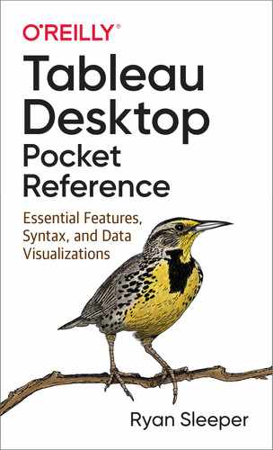 Cover image for Tableau Desktop Pocket Reference