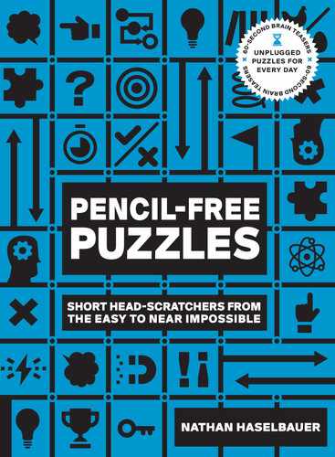 Cover image for 60-Second Brain Teasers Pencil-Free Puzzles