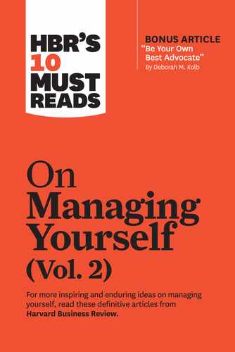 HBR's 10 Must Reads on Managing Yourself, Vol. 2 (with bonus article 