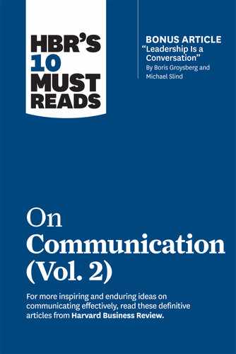 Cover image for HBR's 10 Must Reads on Communication, Vol. 2 (with bonus article 