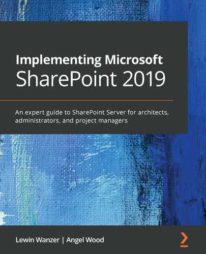 Cover image for Implementing Microsoft SharePoint 2019