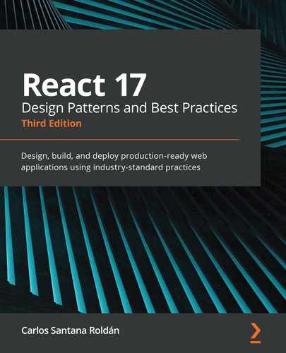 Cover image for React 17 Design Patterns and Best Practices - Third Edition