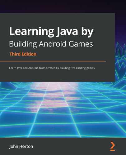 Cover image for Learning Java by Building Android Games - Third Edition