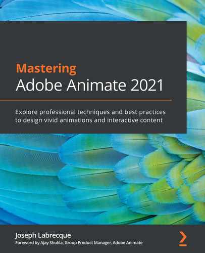 Cover image for Mastering Adobe Animate 2021