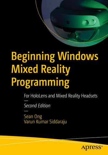 Cover image for Beginning Windows Mixed Reality Programming: For HoloLens and Mixed Reality Headsets