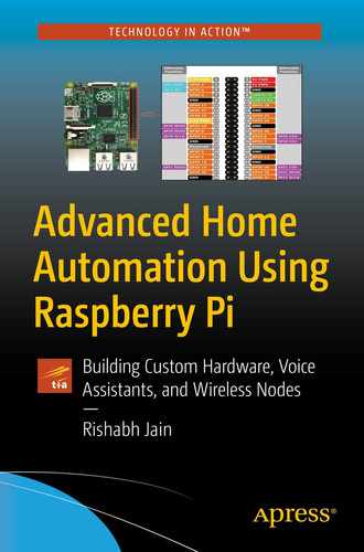 Cover image for Advanced Home Automation Using Raspberry Pi: Building Custom Hardware, Voice Assistants, and Wireless Nodes