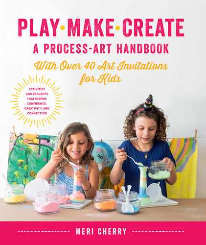 Cover image for Play, Make, Create, A Process-Art Handbook