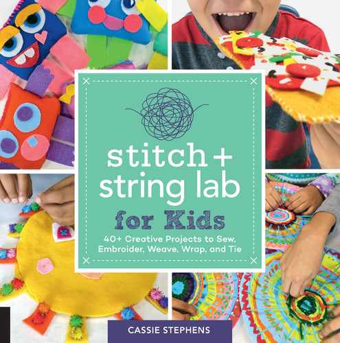 Cover image for Stitch and String Lab for Kids