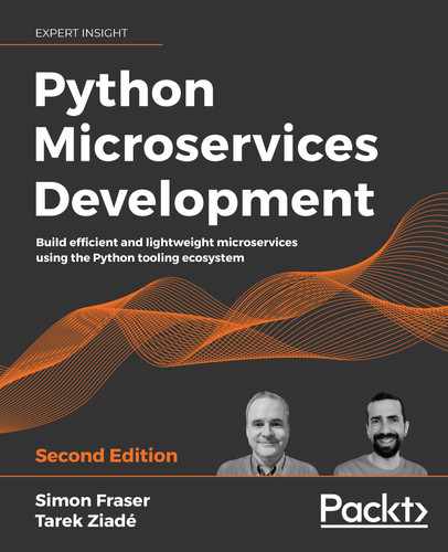 Cover image for Python Microservices Development - Second Edition