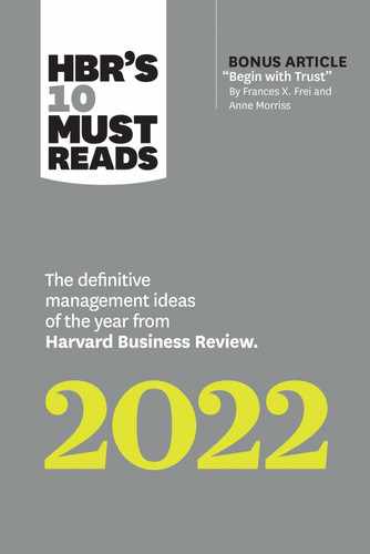 Cover image for HBR's 10 Must Reads 2022: The Definitive Management Ideas of the Year from Harvard Business Review (with bonus article 