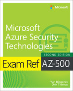Exam Ref AZ-500 Microsoft Azure Security Technologies by Yuri Diogenes, Orin Thomas
