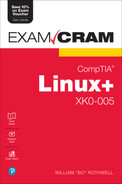 Cover image for CompTIA Linux+ XK0-005 Exam Cram